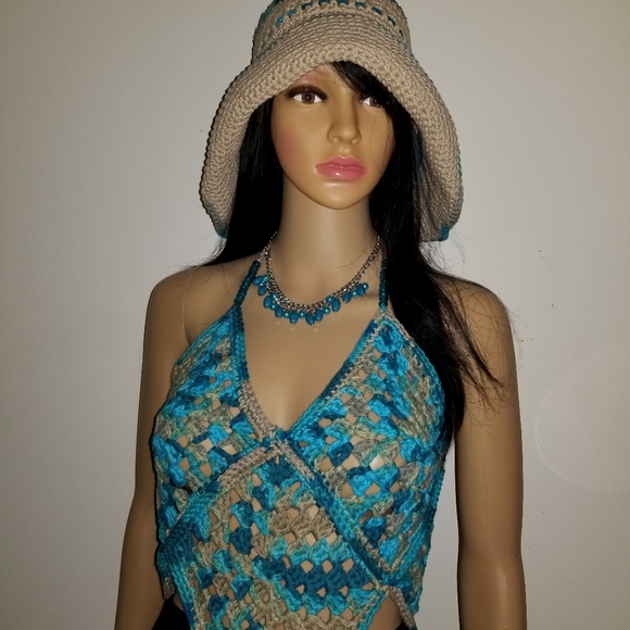 Cotton halter top - Picture 8 of 16